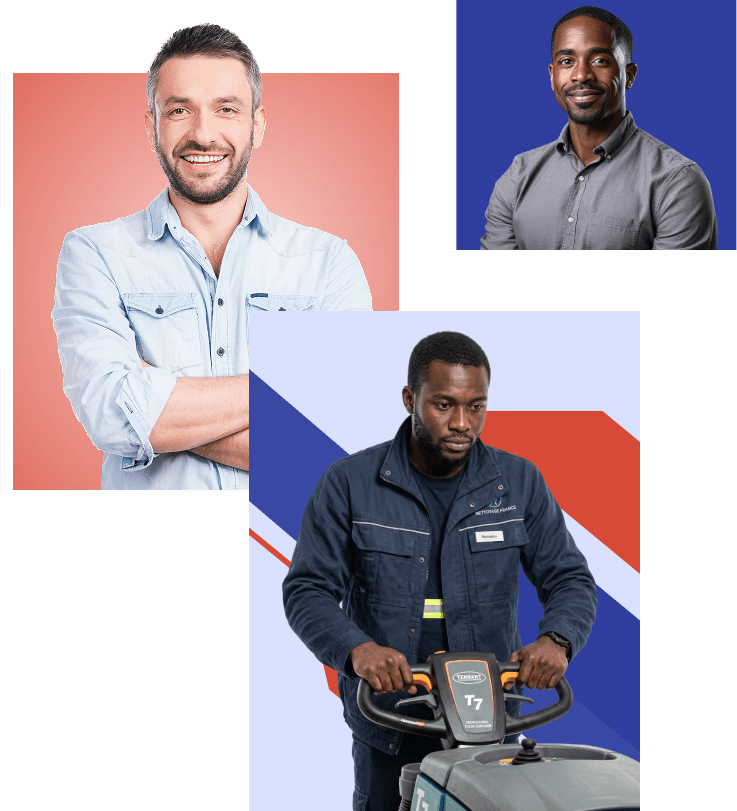 Apprenants en formation à l'Institut Emploi Formation